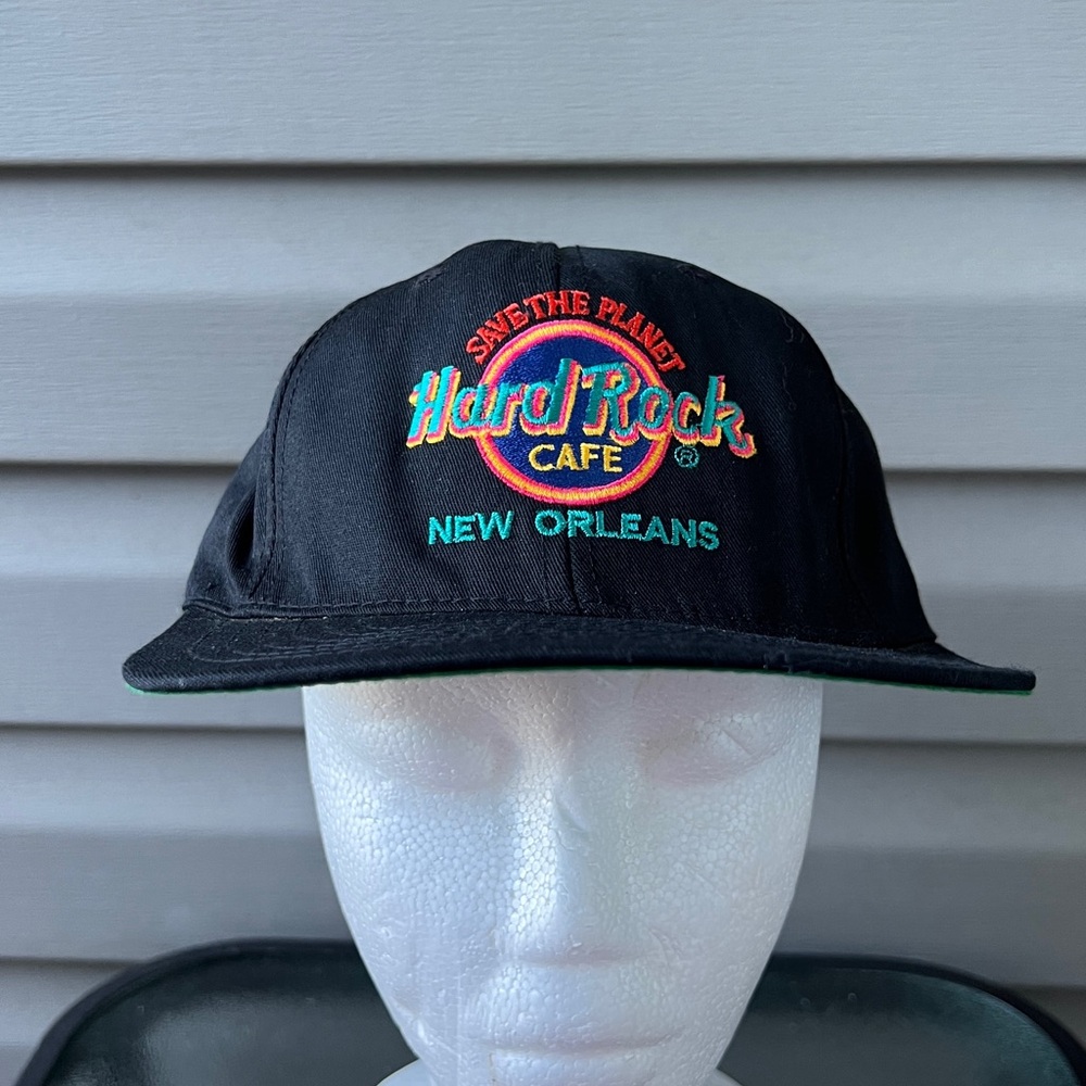 Vintage 90’s Hard Rock Cafe New Orleans Trucker Hat Made In USA